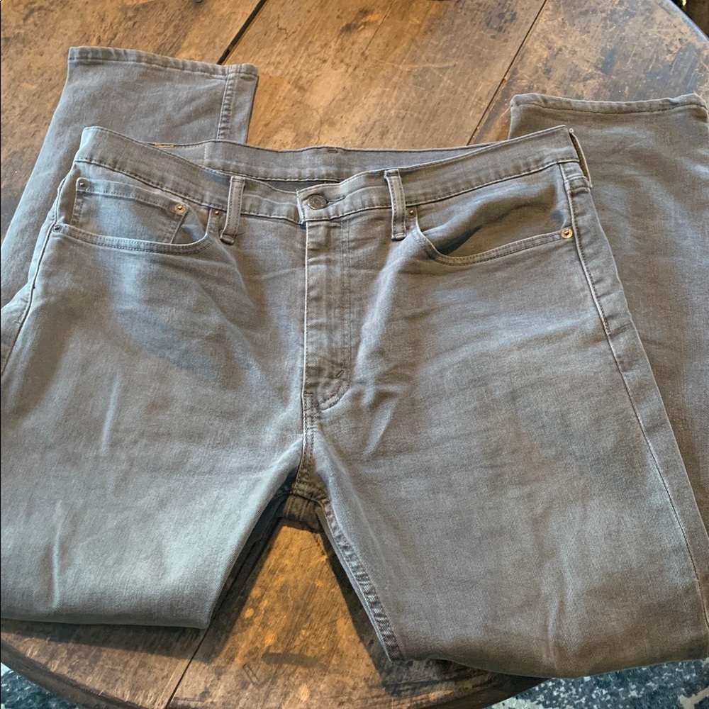 Levi's Men's 502 Jeans in Light Charcoal Black